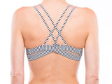 Stripe | X Strap Bralette - WITH LOVE FROM PARADISE