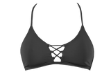 Black | Lace Up Bralette - WITH LOVE FROM PARADISE