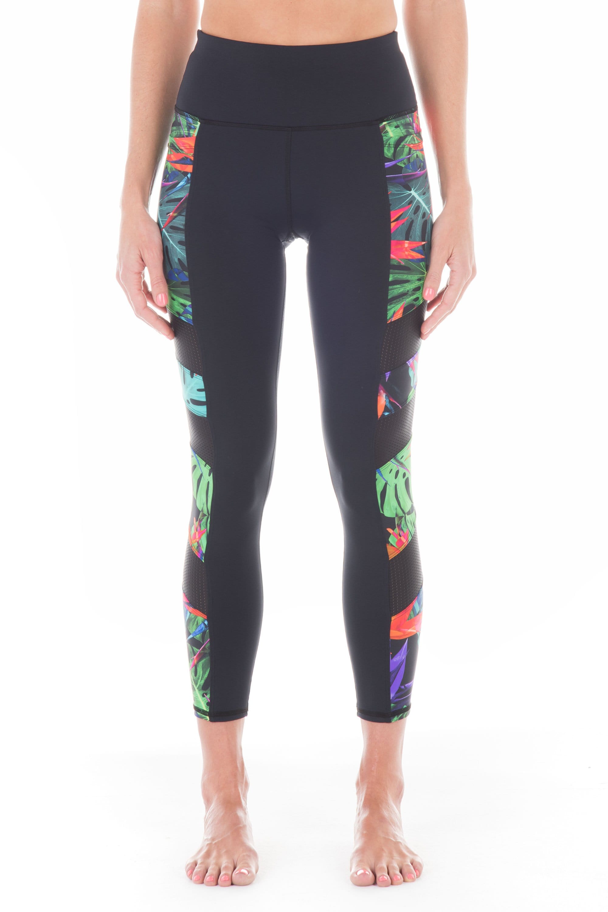 【新品】Nala レギンス　High waist half leggings Bird of Paradise | Nalani Track Legging | WITH LOVE FROM PARADISE