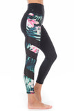Hibiscus Palm | Nalani Track Legging - WITH LOVE FROM PARADISE