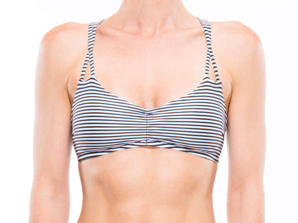 Stripe | X Strap Bralette - WITH LOVE FROM PARADISE