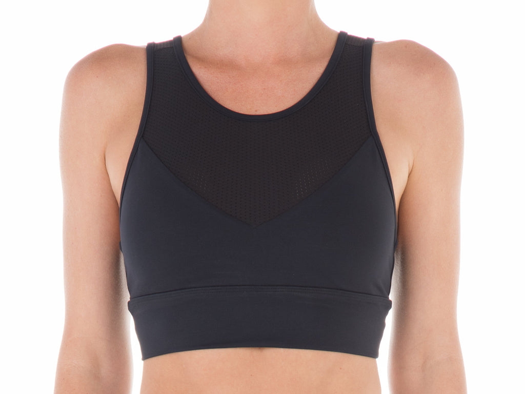 Workout tops with built in bra