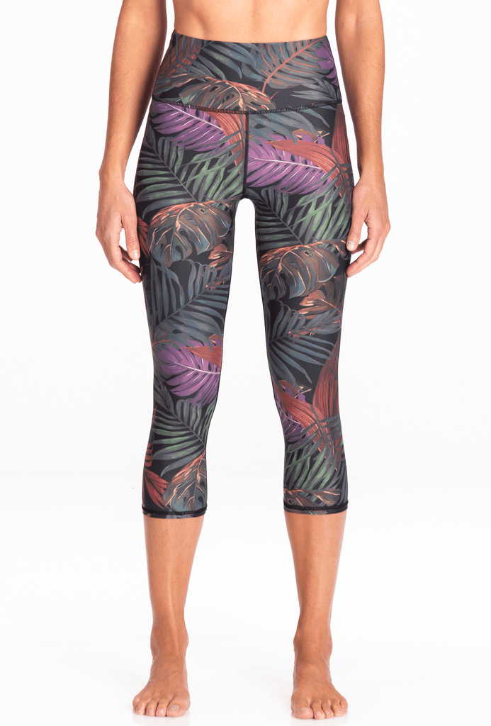 Hawaiian Jungle, Kailani High Waist Capri