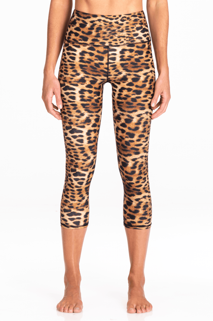 Leopard | Kailani High Waist Capri - WITH LOVE FROM PARADISE