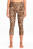 Leopard | Kailani High Waist Capri - WITH LOVE FROM PARADISE