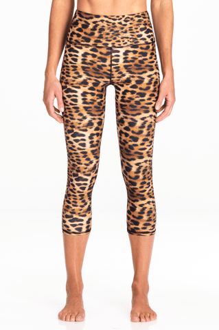 Leopard | Kailani High Waist Capri