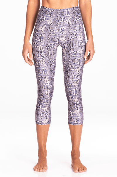 Snake Skin | Kailani High Waist Capri - WITH LOVE FROM PARADISE