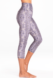 Snake Skin | Kailani High Waist Capri - WITH LOVE FROM PARADISE