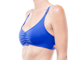 Blue sports bra