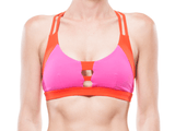 Tangerine + Pink | Web Back Bralette - WITH LOVE FROM PARADISE