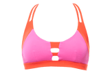 Tangerine + Pink | Web Back Bralette - WITH LOVE FROM PARADISE